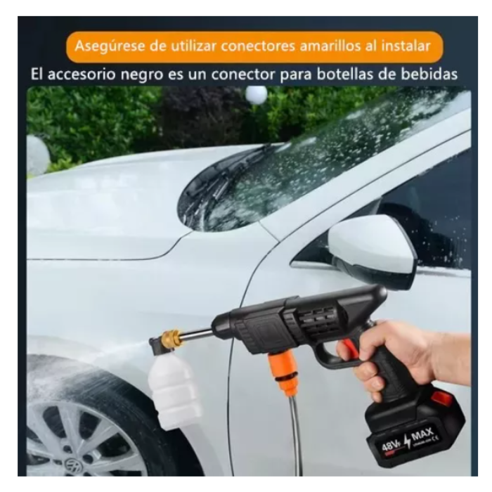 🚚 PAGO CONTRAENTREGA 🚚 Arviroz™ - Pistola Lavadora Baterías Inalámbrica + Envio Grátis